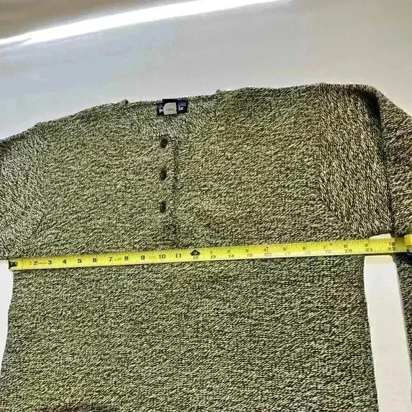 Patagonia Tan Long Sleeve Button Up Wool Gabardine Sweater Womens Size Medium - Picture 5 of 9